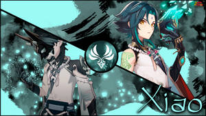 Xiao από το Genshin Impact Collage — Genshin impact GIF Ταπετσαρία