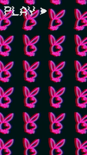 Y2k Αισθητική Ροζ Λαγουδάκι Playboy