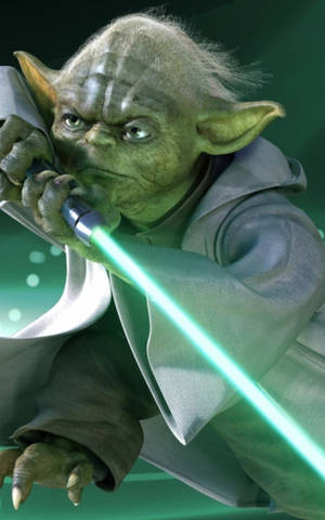 Yoda Με Φωτόσπαθο Star Wars Tablet — Lenovo Tab Plus Gen 2 Ταπετσαρία