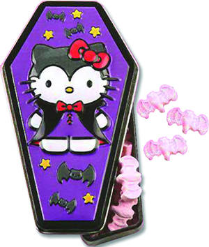 Ταπετσαρία Hello Kitty Halloween με φέρετρο — Hello Kitty Χαλοουίν Ταπετσαρία