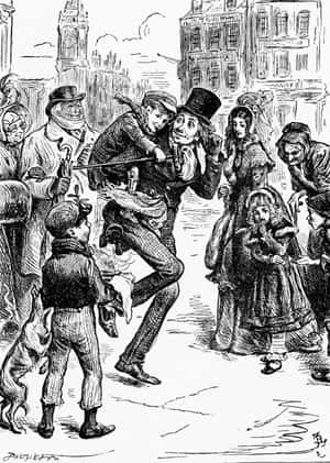 Φόντο από το A Christmas Carol — Χριστουγεννιάτικο κάλαντα Ταπετσαρία