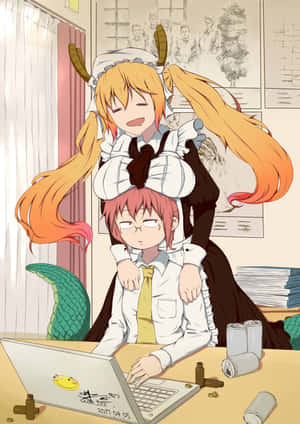 Miss Kobayashis Dragon Maid — OnePlus Pad Ταπετσαρία