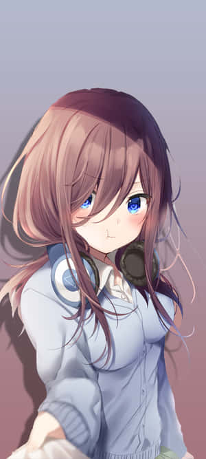 Φόντο Miku Nakano — OnePlus Nord CE Ταπετσαρία