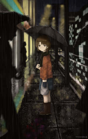 serial experiments lain — Galaxy Tab A9+ Ταπετσαρία