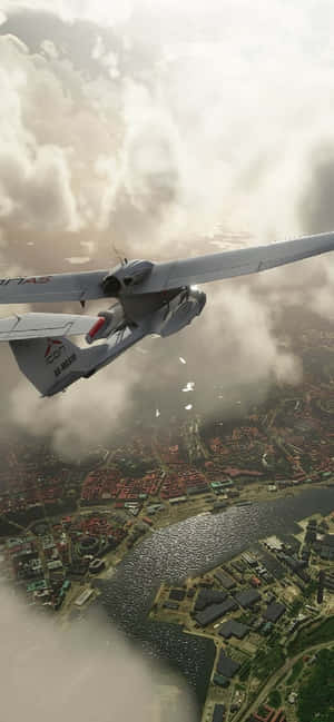 Android Microsoft Flight Simulator Φόντο — Honor X5d Plus Ταπετσαρία