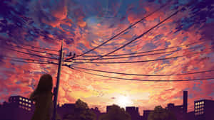 Εικόνες Πόλης Anime — Ανιμέ πόλη GIF Ταπετσαρία