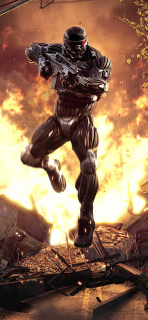 Iphone Xs Max Crysis Warhead Φόντο — Xiaomi 15S Pro Ταπετσαρία