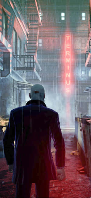 Iphone X Hitman Absolution Φόντο — POCO C95 Pro Ταπετσαρία