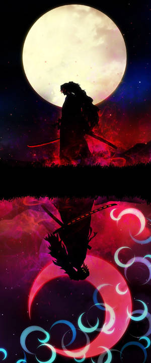 Demon Slayer Kokushibo — Motorola Razr Ταπετσαρία