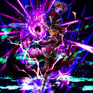 Έντονος Goku Black σε Στάση Μάχης — Goku Black Ταπετσαρία