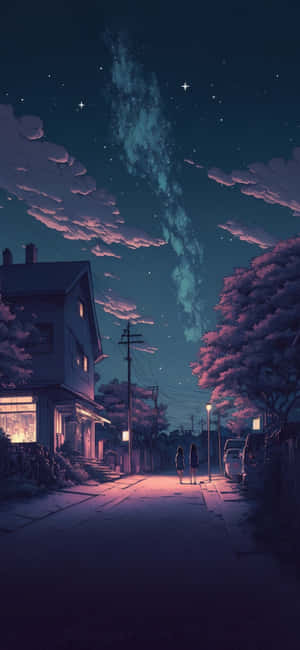 Anime Αισθητική φόντο — Oppo Ταπετσαρία