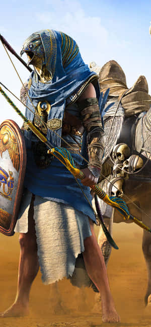 Φόντο Iphone X Assassin's Creed Origins — RedMagic Ταπετσαρία