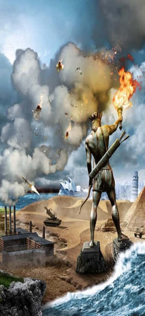 Φόντο Iphone X Civilization V — Huawei Enjoy 70X Energy Ταπετσαρία