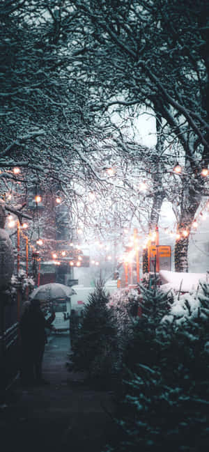 Χιονισμένη αισθητική εικόνες — Snow aesthetic Ταπετσαρία