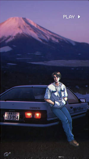 Αισθητική JDM του Initial D — Anime αυτοκίνητο Ταπετσαρία