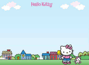Αισθητική Βόλτα της Hello Kitty — Hello kitty αισθητική Ταπετσαρία