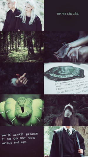 Αισθητική Εραστών Draco Malfoy — Σλίθεριν αισθητική Ταπετσαρία