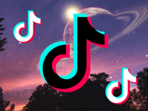 Αισθητική TikTok — Γαλαξίας φεγγάρι Ταπετσαρία