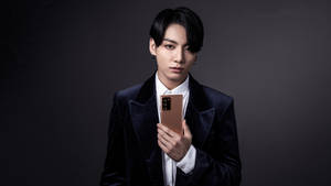 Αισθητική Φωτογραφία Jungkook των BTS με Μοντελισμό Κινητού — Αισθητική bts Ταπετσαρία