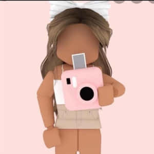 Αισθητικό Avatar Roblox με Πολύχρωμο Μακιγιάζ — Αισθητική Roblox Ταπετσαρία