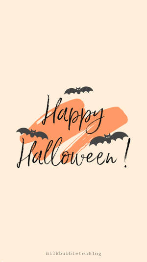 Αισθητικό wallpaper Happy Halloween για iPhone — Χάλοουιν iPhone Ταπετσαρία
