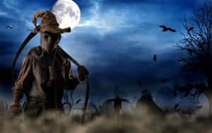 Αισθητικό Ανατριχιαστικό Φόντο Halloween — Χαριτωμένο αισθητικό Halloween Ταπετσαρία