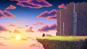 Ταπετσαρία Αισθητικός Παράδεισος Pixel Art — Αισθητική τέχνη GIF Ταπετσαρία