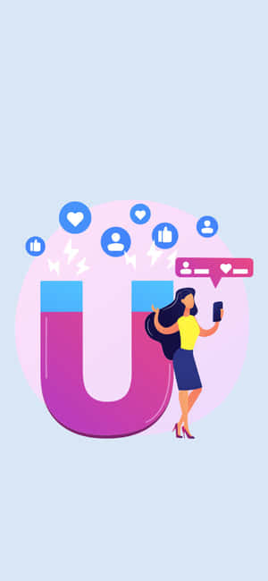 Φόντο Iphone X Social — Huawei Enjoy 70X Energy Ταπετσαρία