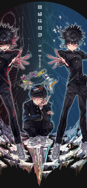 1125x2436 Shigeo Kageyama Mob Psycho 100 8K 7680x4320 Ταπετσαρία — iPhone 12 Pro Max Ταπετσαρία