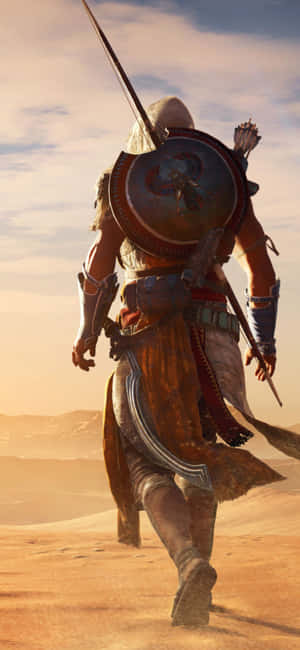 Iphone X Assassin's Creed Origins Φόντο — POCO C85 Ταπετσαρία
