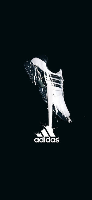 Ταπετσαρία γάλατος παπουτσιού με λογότυπο Adidas — iPhone 14 Pro Ταπετσαρία