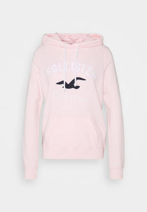 Ταπετσαρία ανοιχτό ροζ Hollister hoodie jacket — Χαμηλή αντίθεση Ταπετσαρία