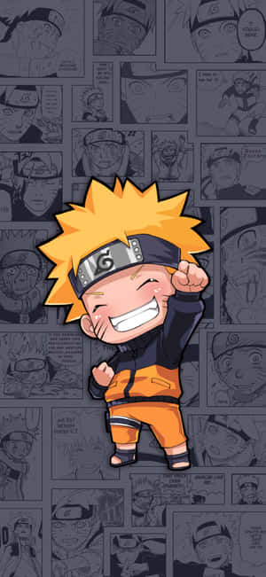 Naruto Chibi — Vivo V70 Lite 4G Ταπετσαρία