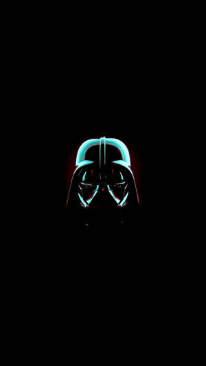 Ταπετσαρία AMOLED με τον Darth Vader σε μαύρο φόντο.