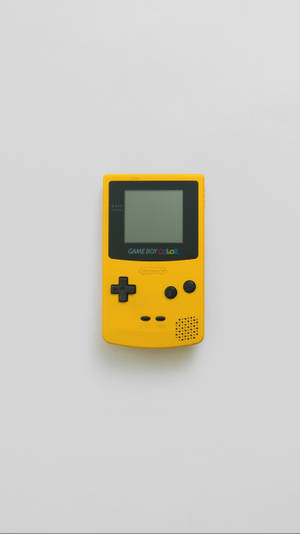 Ταπετσαρία Απλού Κίτρινου Game Boy Color