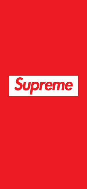 Απλό Λογότυπο Κόκκινου Supreme — Galaxy S26 Ultra Ταπετσαρία