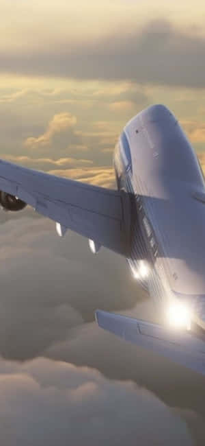 Φόντο iPhone Xs Microsoft Flight Simulator — Realme Ταπετσαρία