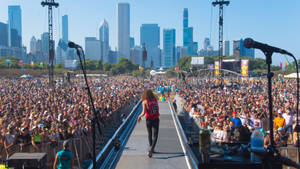 Ταπετσαρία Lollapalooza Σικάγο ημέρας — iMac Ταπετσαρία