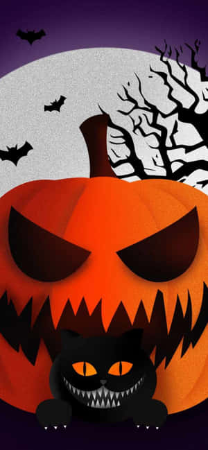 Απολαύστε τα ανατριχιαστικά θαύματα του Halloween με αυτό το ανατριχιαστικό wallpaper για iPhone! — Χάλοουιν iPhone Ταπετσαρία