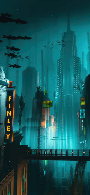 4k Bioshock Iphone — iPhone 15 Pro Ταπετσαρία