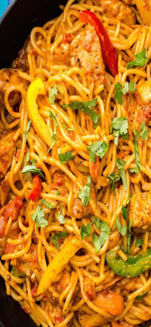 Φόντο iPhone X Pasta — Xiaomi 15 Ultra Ταπετσαρία