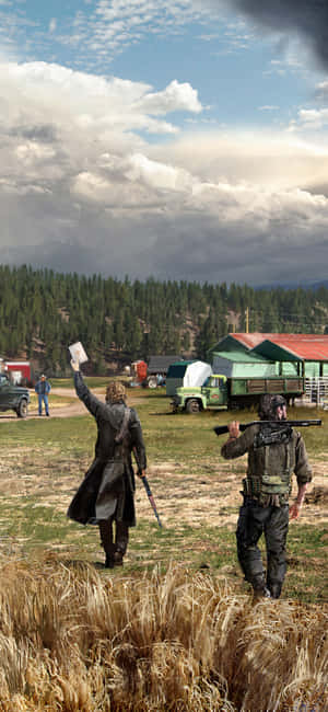 Φόντο Iphone Xs Far Cry 5 — POCO F9 Pro Ταπετσαρία