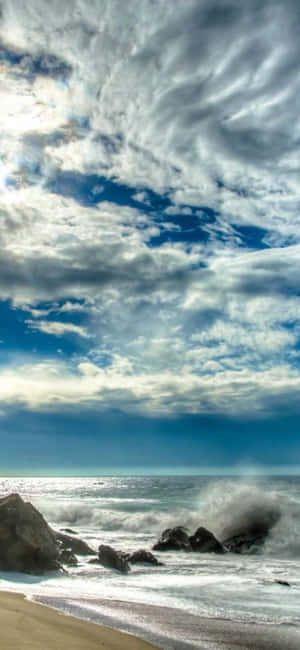 Iphone Xs Malibu Background — Samsung Galaxy S20 Ταπετσαρία