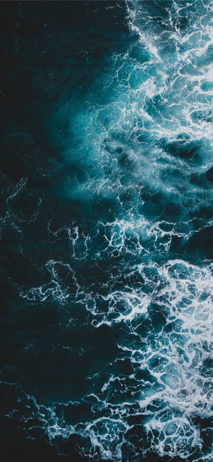 Ταπετσαρία βαθέων ωκεανών λευκών κορυφών iPhone 11. — iPhone 11 Pro Max Ταπετσαρία
