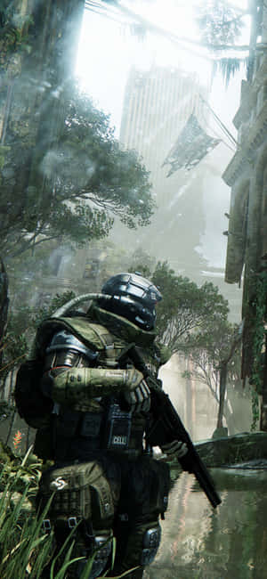 Φόντο iPhone X Crysis 3 — IQOO 15 Ultra Ταπετσαρία