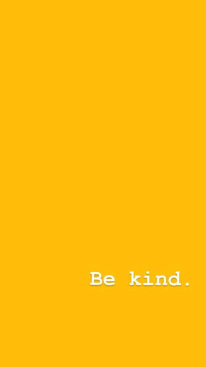 Απόφθεγμα Be Kind σε Χαριτωμένο Παστέλ Κίτρινο Αισθητικό — Παστέλ Κίτρινο Αισθητική Ταπετσαρία