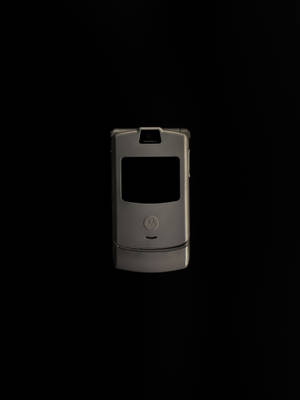 Ασημί Μαύρο Flip Motorola