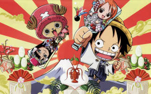 Ταπετσαρία Αστείας Εικόνας Anime One Piece — Anime aesthetic GIF Ταπετσαρία