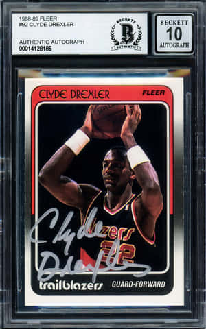 Αυτόγραφη Φωτογραφική Κάρτα του Clyde Drexler από το NBA — Lenovo Legion Y700 AI Ταπετσαρία