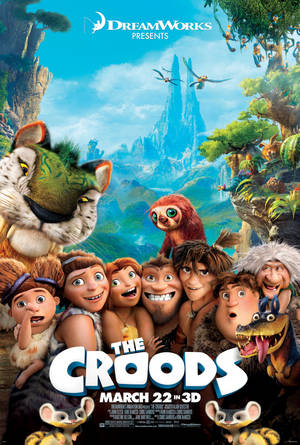 Αφίσα 3D ταινίας The Croods — Huawei MatePad Air (2026) Ταπετσαρία